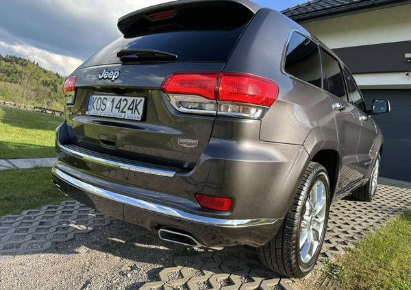 Jeep Grand Cherokee cena 114000 przebieg: 123600, rok produkcji 2014 z Andrychów małe 742